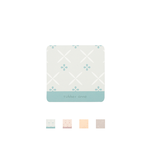 【居家墊品】10秒頂吸_軟式珪藻土吸水杯墊_花磚系列10