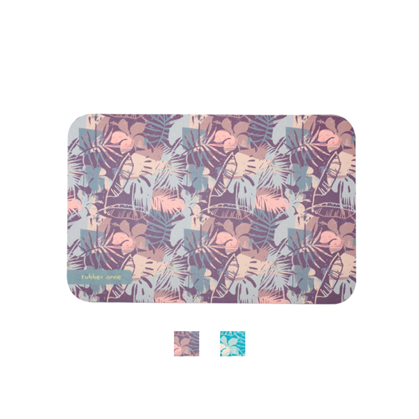 【居家墊品】軟式珪藻土吸水地墊_蘊綠花園