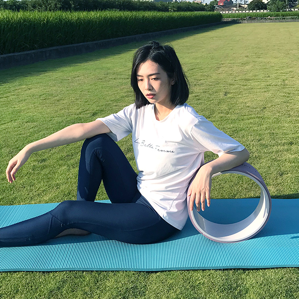 【舒體】瑜珈達摩輪(紫灰) YOGA WHEEL